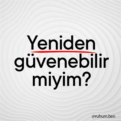Senin için güven nedir?